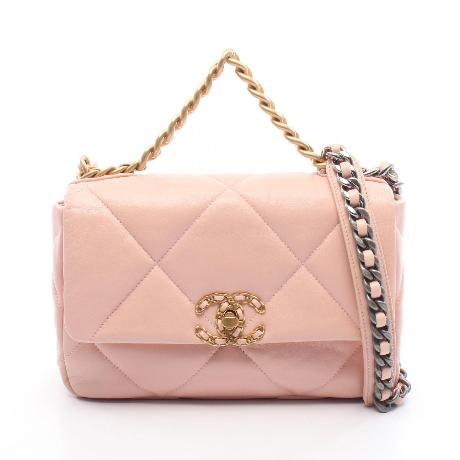 シャネル CHANEL ショルダーバッグ 19 ディズヌフ マトラッセ AS1160 