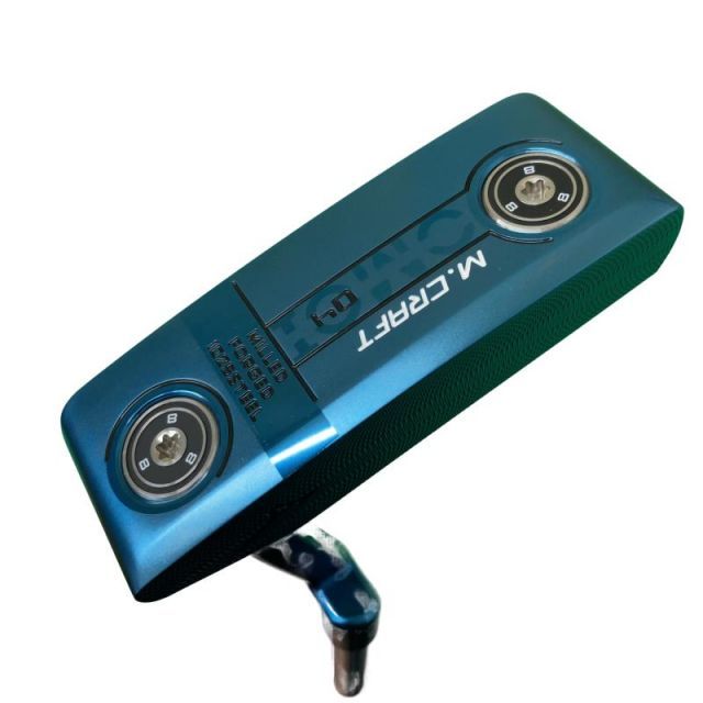 中古】 ミズノ M.CRAFT OMOI 04 ブルー 34インチ パター PT スチール