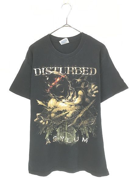 古着 10s DISTURBED 「ASYLUM」 ツアー ヘヴィ メタル ロック バンド Tシャツ L 7,440円