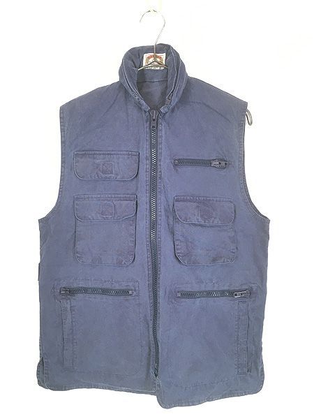 古着 80s BANANA REPUBLIC バナナタグ 2way コットン キャンバス サファリ ハンティング フォトグラファー ベスト S 6,396円