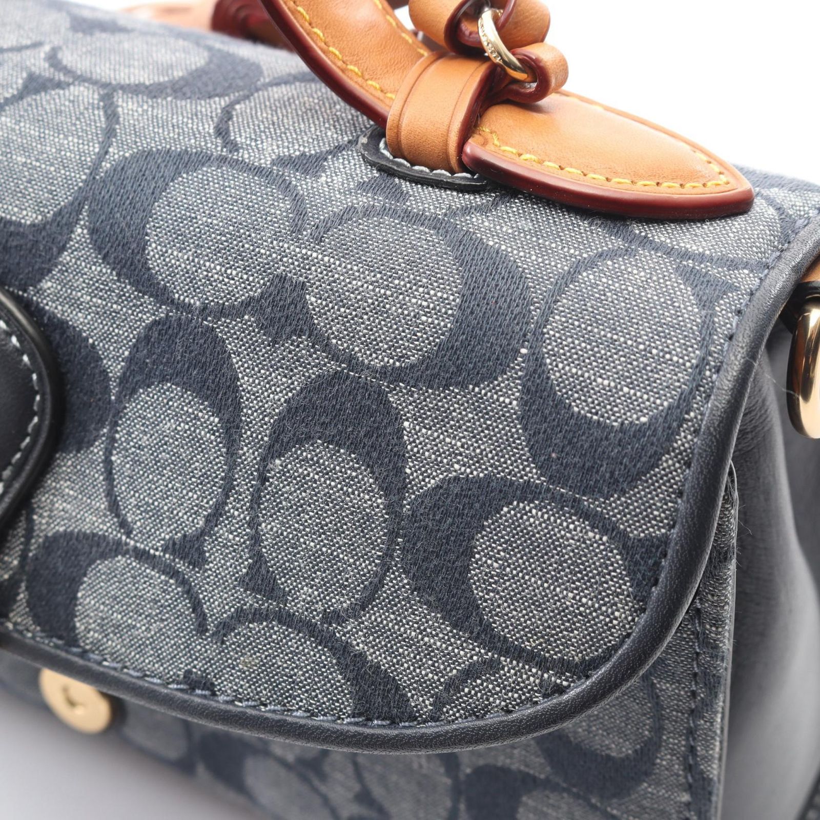 コーチ COACH ハンドバッグ クリオ トップ ハンドル シグネチャー 