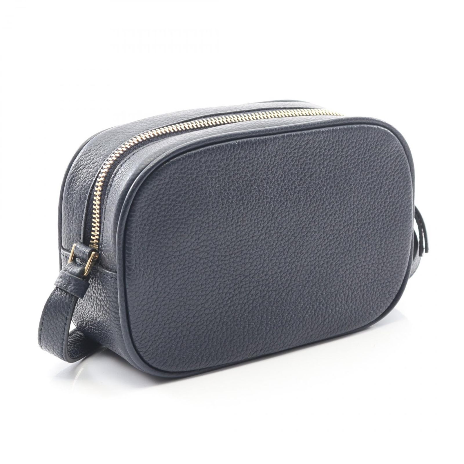 FERRAGAMO/SalvatoreFerragamo(サルバトーレフェラガモ) ショルダーバッグ ヴァラ 213096 ダークネイビー 型押し加工 レザー Salvatore Ferragamo サルヴァトーレフェラガモ (Vintage) ショルダー