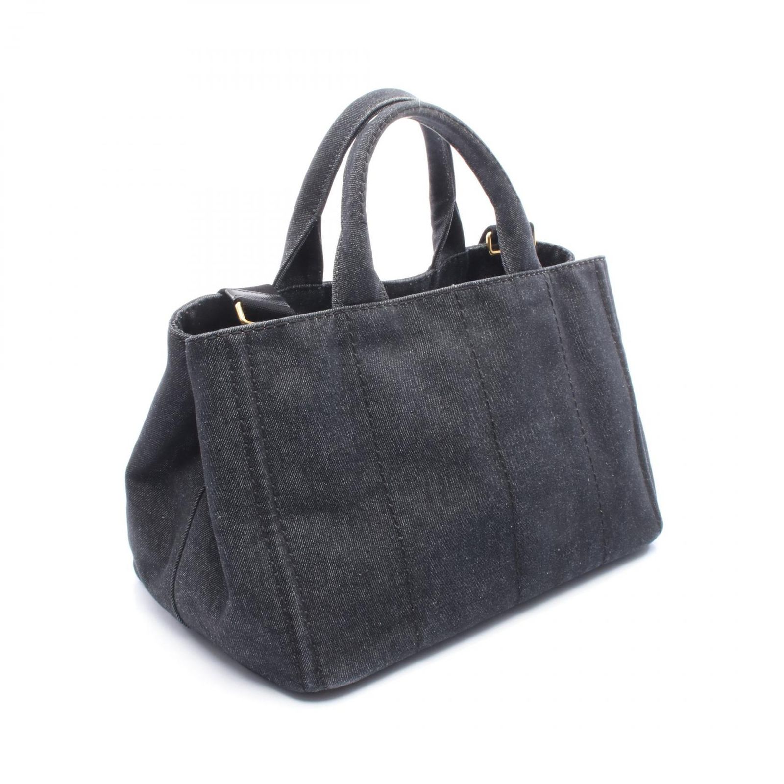プラダ PRADA トートバッグ DENIM CANAPA カナパ 1BG642 デニム 