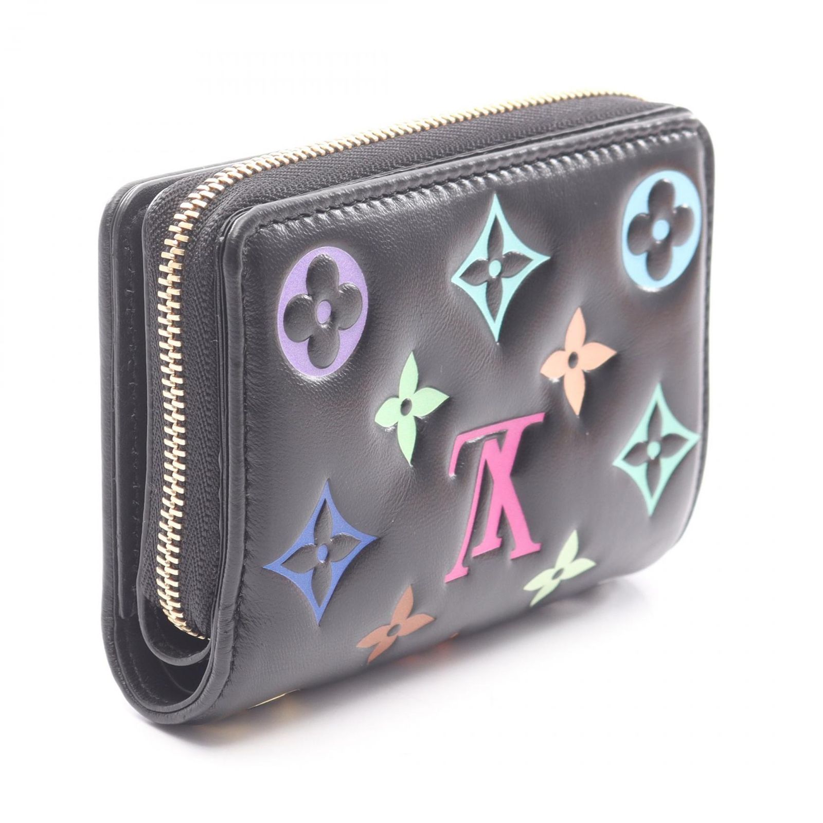 ルイ・ヴィトン LOUIS VUITTON 二つ折り財布 LV × TM ポルトフォイユ