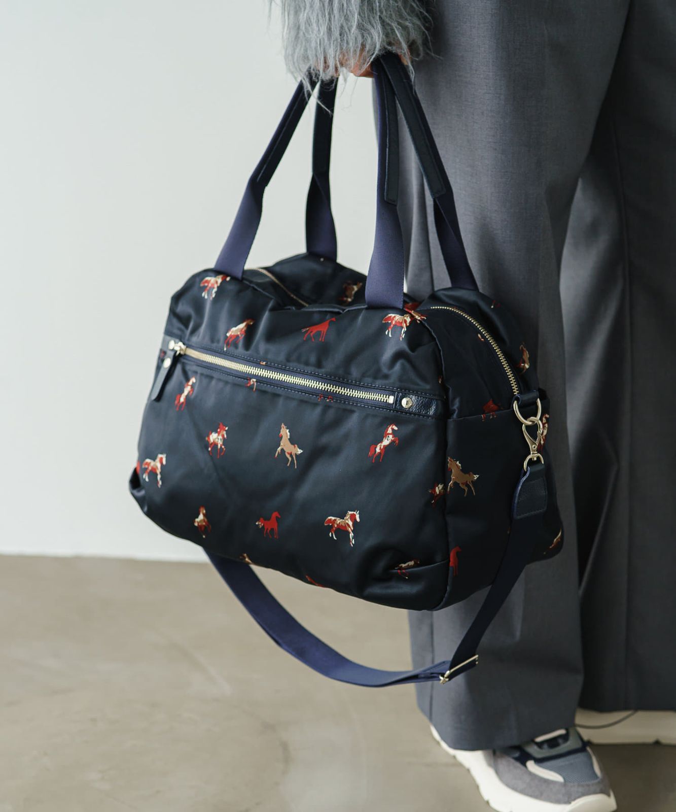 新品 russet ラシット キャリーバッグに乗せられるトラベルボストン