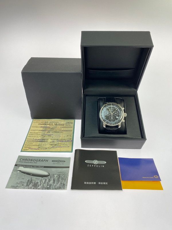 品 ZEPPELIN ツェッペリン 7680-2 SPECIAL EDITION 100 YEARS スペシャルエディション 100周年記念 クォーツ 腕時計 197-260211-kk-18-min