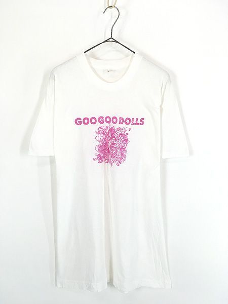 古着 80-90s USA製 Goo Goo Dolls アニメ グラフィック パンク オルタナ ロック バンド Ｔシャツ XL
