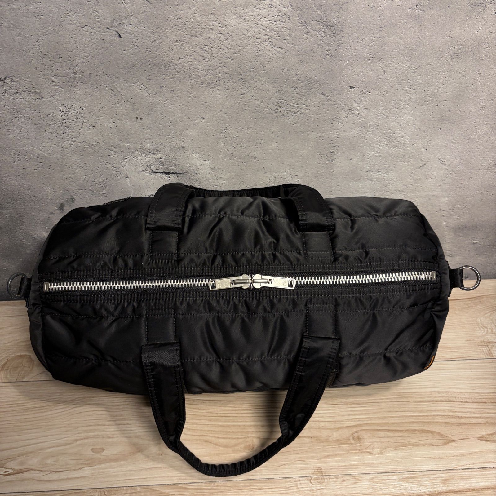 PORTER TANKER 2WAY ドラムバッグ ブラック ポーター タンカー