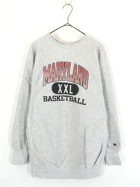 古着 90s USA製 Champion Reverse Weave 「MARYLAND」 バスケ リバース スウェット XXL 古着 10,656円