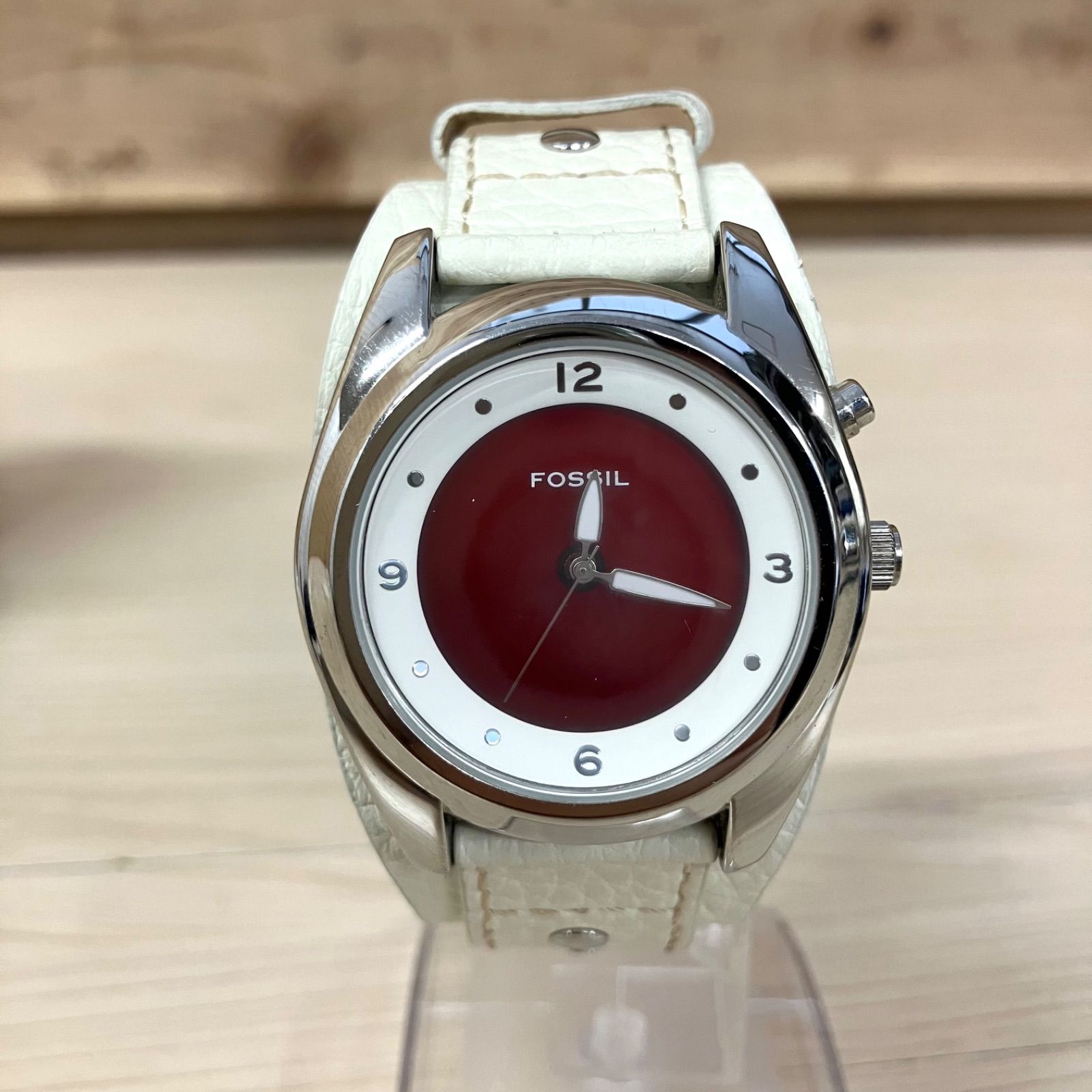 C019 電池交換済み FOSSIL フォッシル BIGTIC BG-2116 純正ベルト 