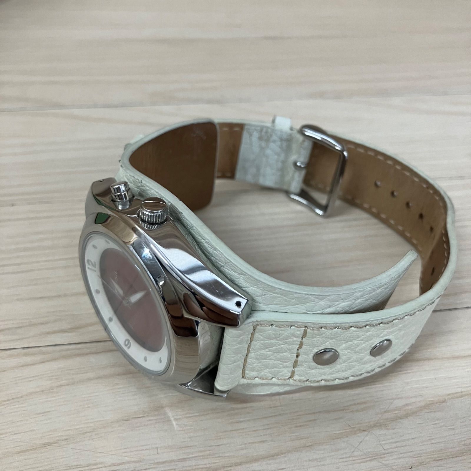 C019 電池交換済み FOSSIL フォッシル BIGTIC BG-2116 純正ベルト 