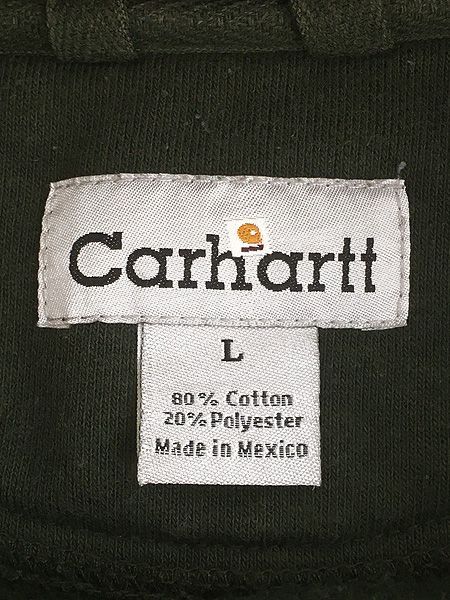 古着 00s Carhartt ワンポイント 刺しゅう スウェット パーカー L 古着 古着 00s Carhartt ワンポイント 刺しゅう スウェット パーカー L 古着