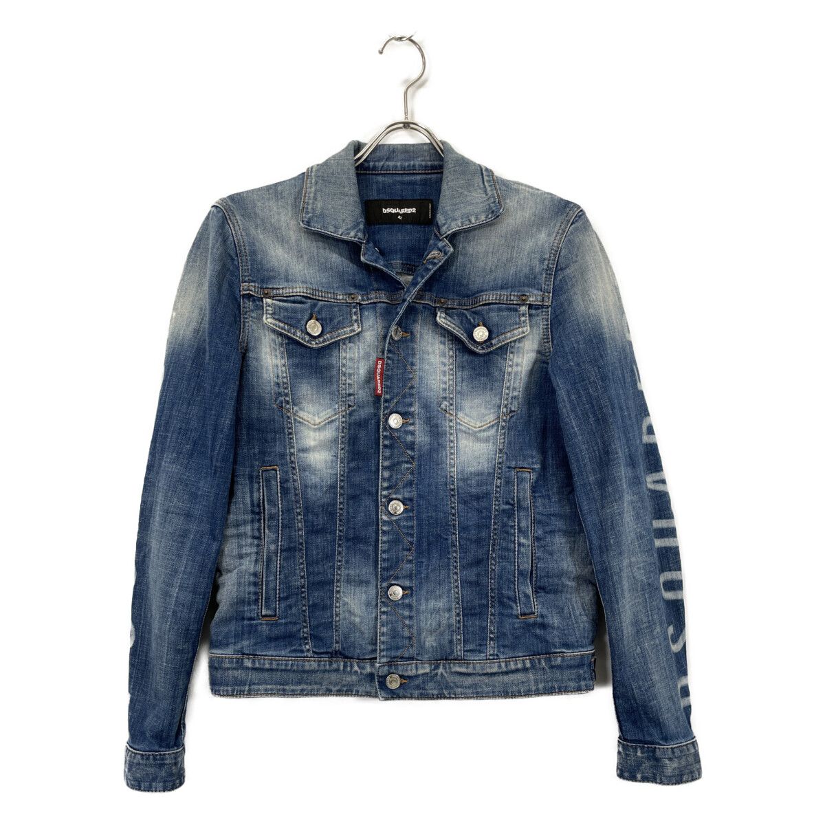 DSQUARED2 ディースクエアード S74AM1061 ｲﾝﾃﾞｨｺﾞ ﾃﾞﾆﾑｼﾞｬｹｯﾄ 42 