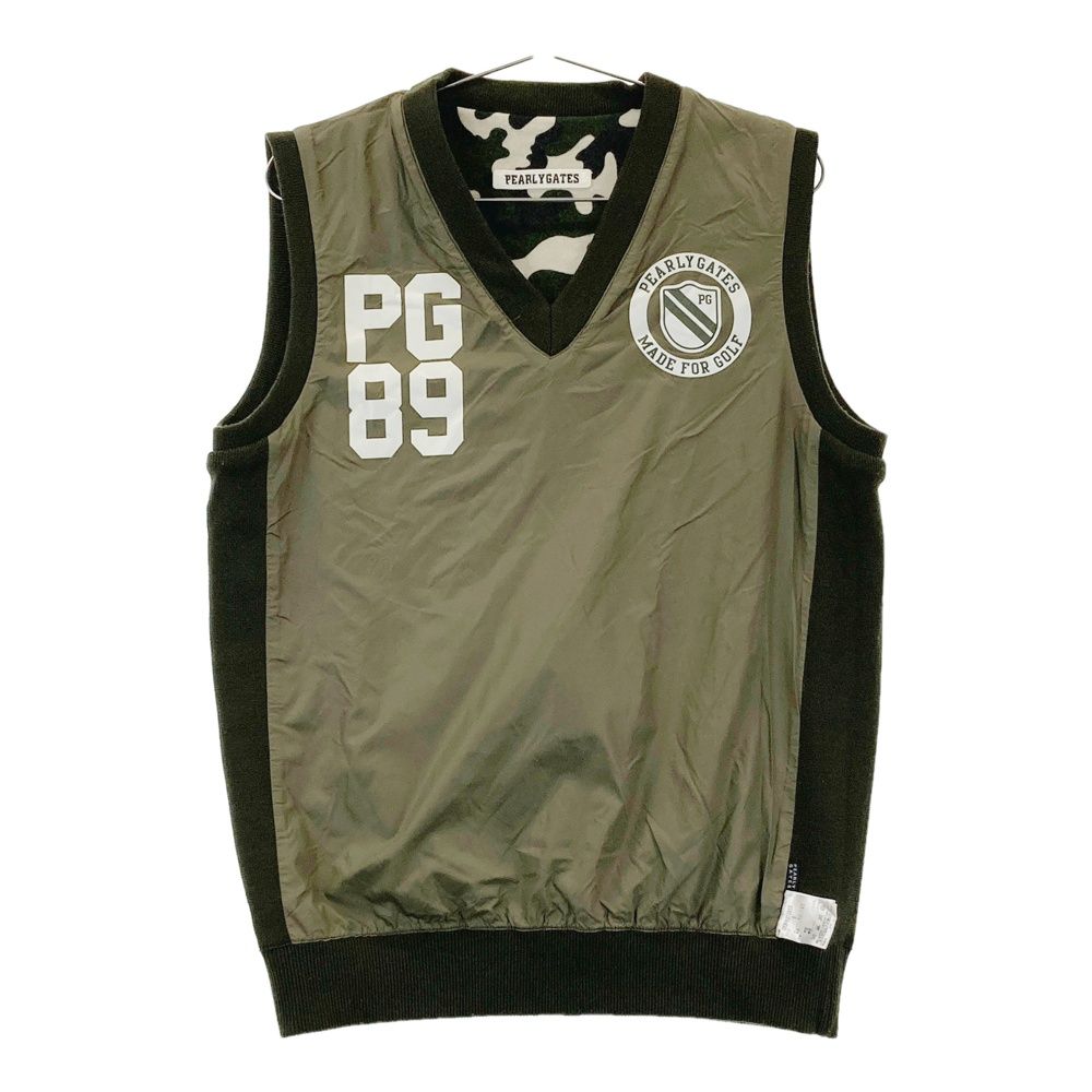 サイズ：5 PEARLY GATES パーリーゲイツ リバーシブル ナイロン ニット