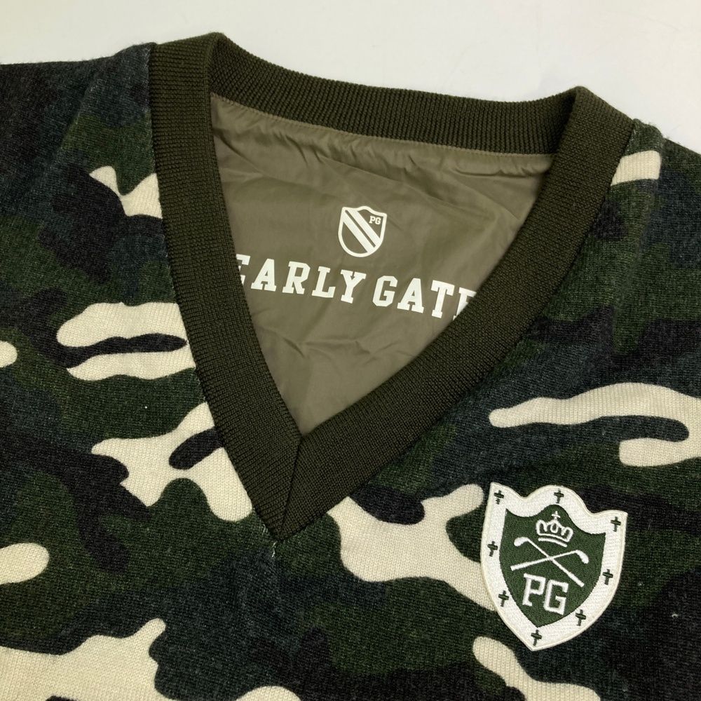 サイズ：5 PEARLY GATES パーリーゲイツ リバーシブル ナイロン ニット