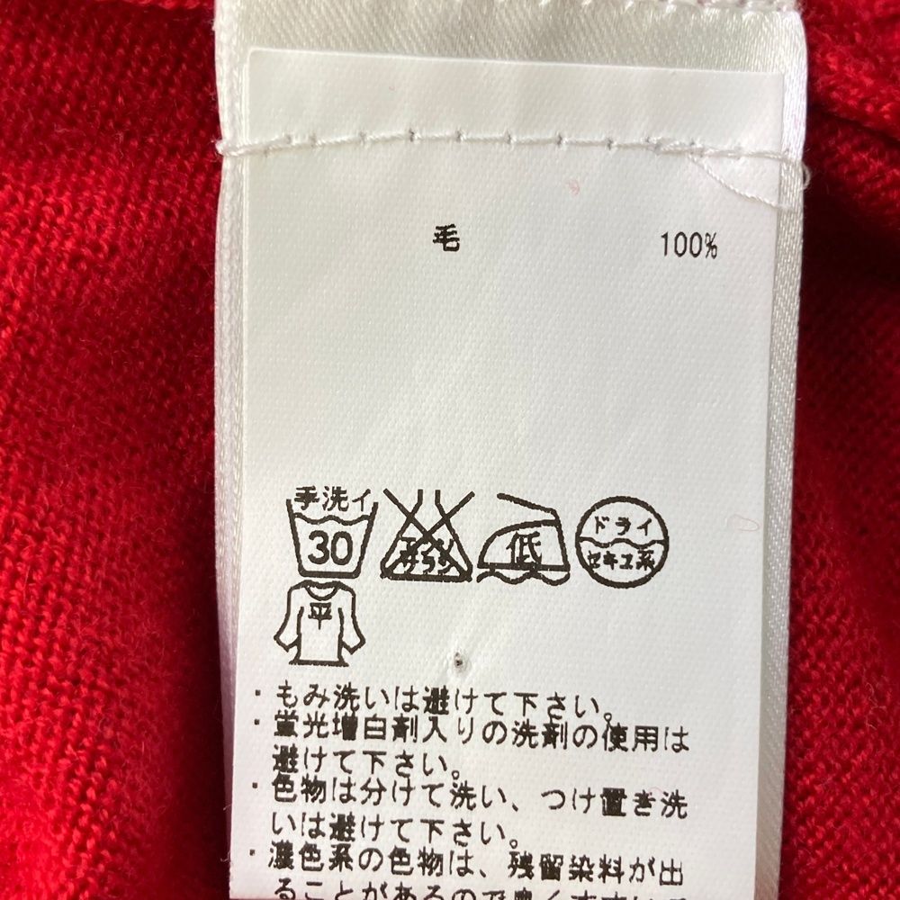 サイズ：M J.LINDEBERG ジェイリンドバーグ  ハーフジップ ニットセーター  レッド系 [240101619283] ゴルフウェア メンズ ストスト サイズ：M J.LINDEBERG ジェイリンドバーグ ハーフジップ ニット