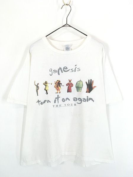 古着 00s USA製 Genesis 「Turn It On Again Tour 2007」 ツアー プログレ ロック バンド Tシャツ XL