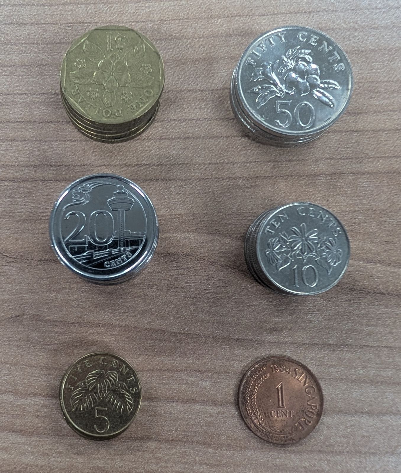 外国硬貨】シンガポールドル硬貨セット - メルカリ