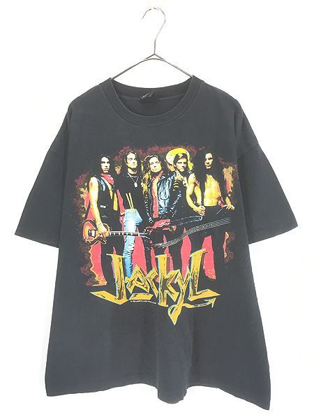 古着 90s USA製 Jackyl 「Rock Me Roll Me Jackyl Me Off」 サザン メタル ハード ロック バンド Tシャツ XL