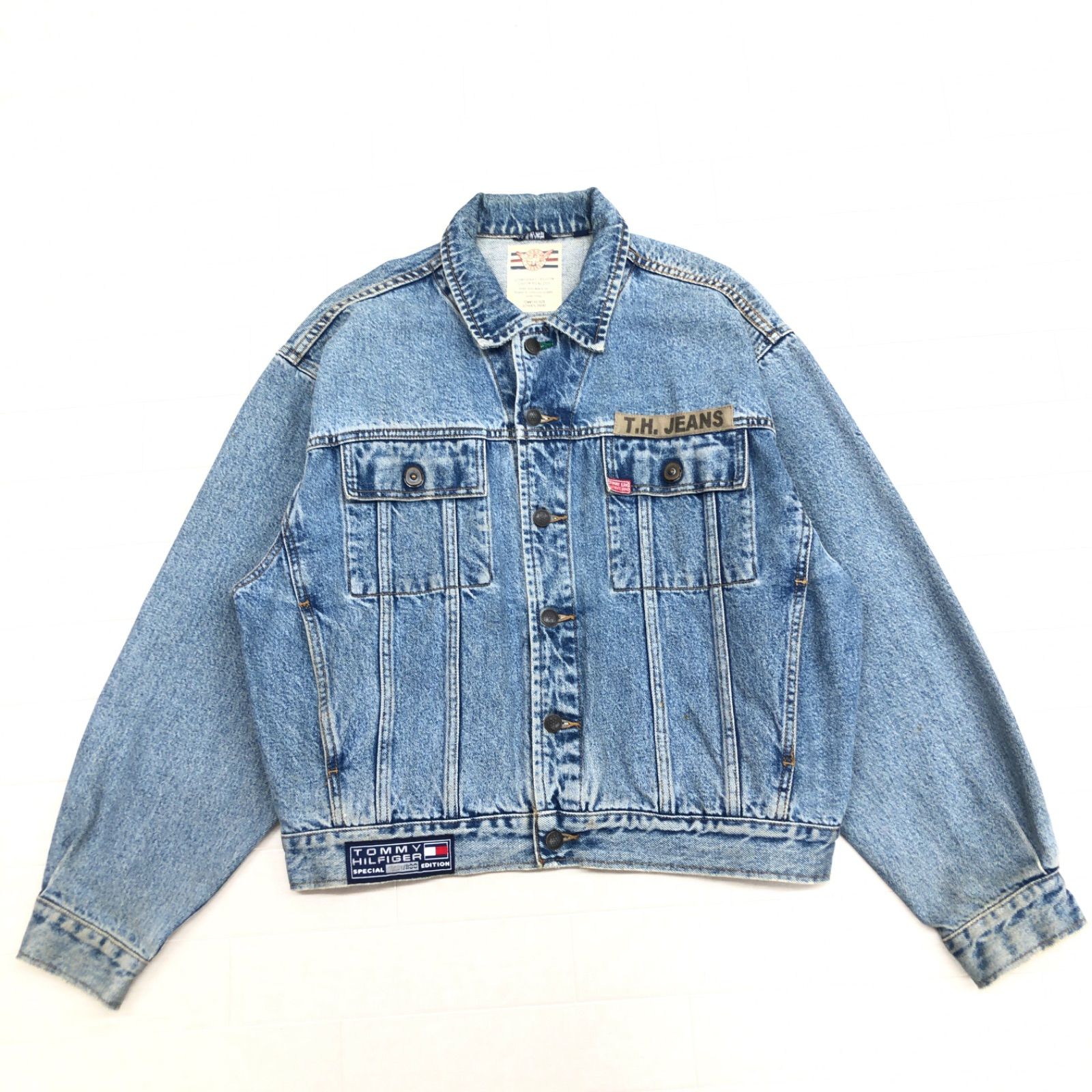A TOMMY デニムジャケット BATHING APE デニムジャケット X TOMMY 
