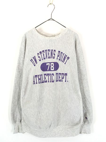 古着 90s Champion Reverse Weave 「UW Stevens Point」 3段 カレッジ リバース スウェット XXL 10,804円