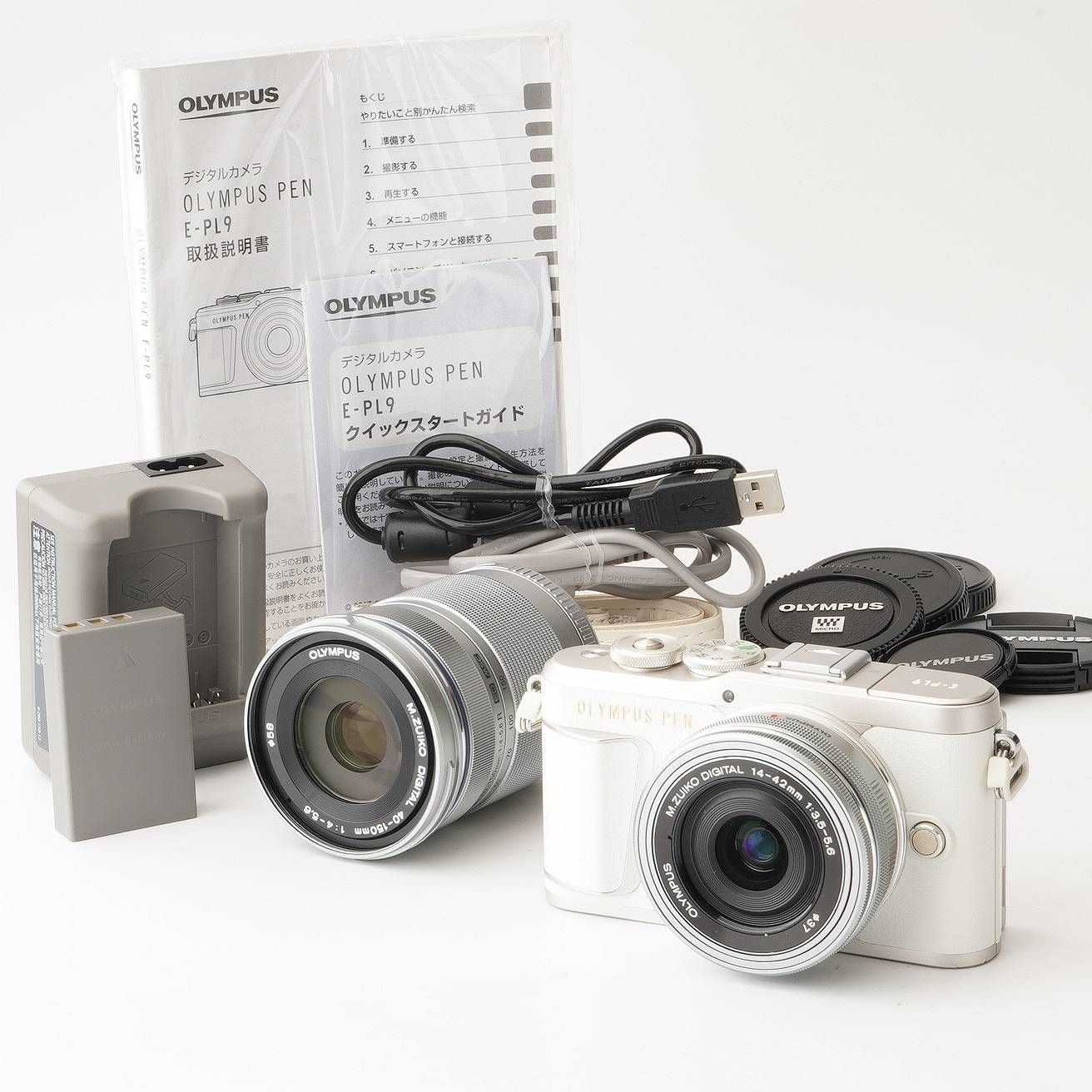 オリンパス Olympus PEN E-PL9 ホワイト ダブルズームキット / M オリンパス Olympus PEN E-PL9 ホワイト ダブルズームキット / M