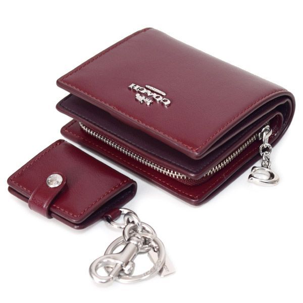 コーチ 財布 COACH レザー スナップ ウォレット 二つ折り 財布