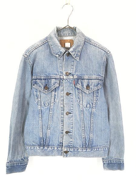 古着 70s USA製 Levi\'s 70505 4th インディゴ デニム トラッカー ジャケット Gジャン 36位