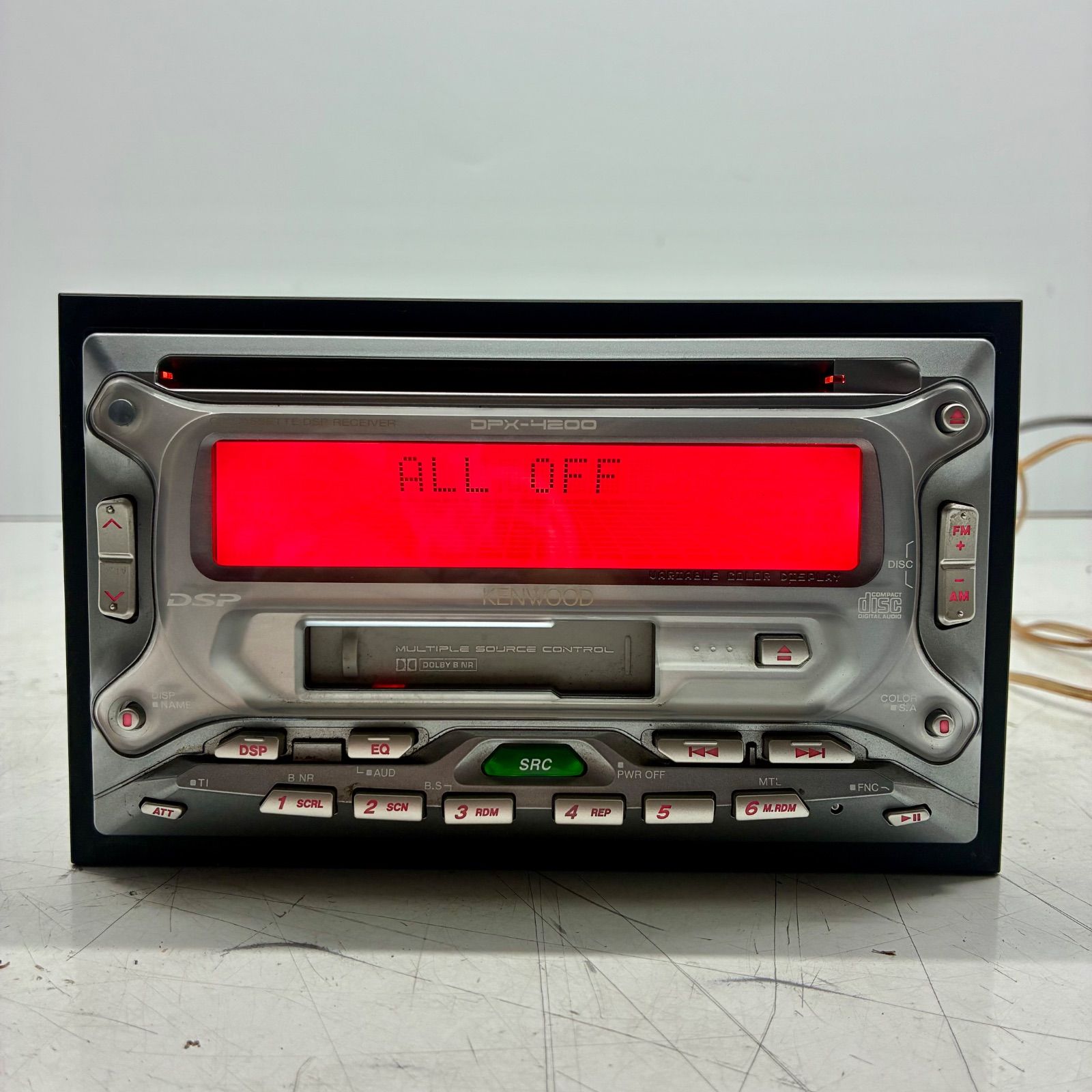 Y【当時物】KENWOOD ケンウッド 2DIN DPX-4200 DPX4200M カー