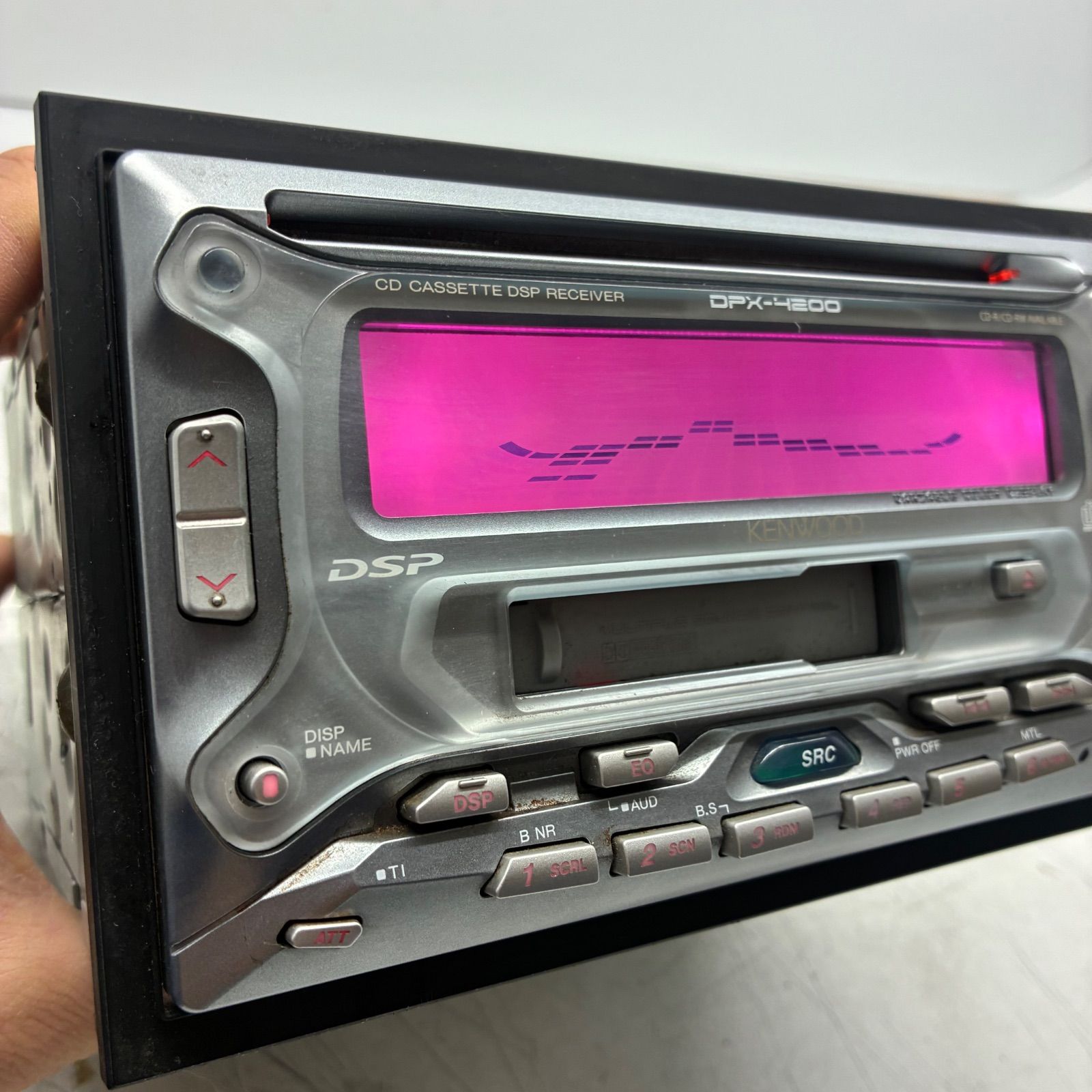 Y【当時物】KENWOOD ケンウッド 2DIN DPX-4200 DPX4200M カー