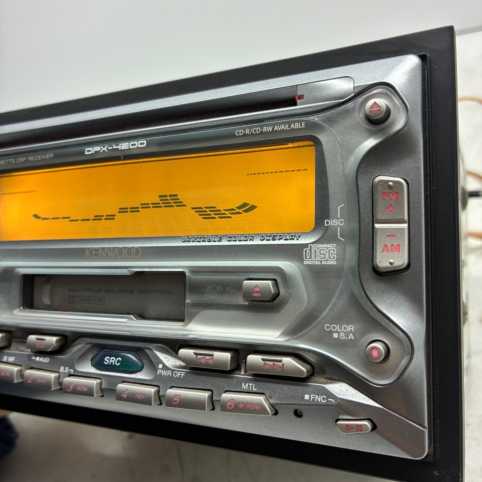 Y【当時物】KENWOOD ケンウッド 2DIN DPX-4200 DPX4200M カー