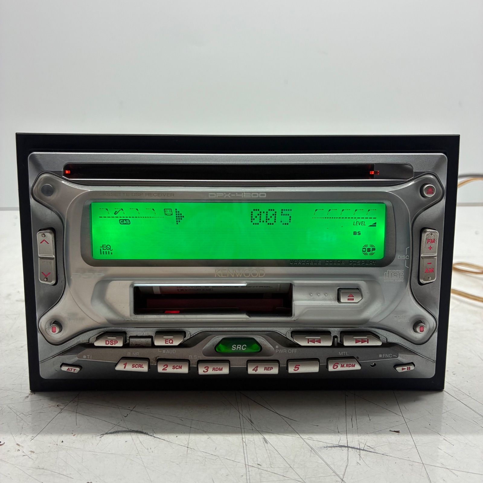 Y【当時物】KENWOOD ケンウッド 2DIN DPX-4200 DPX4200M カー