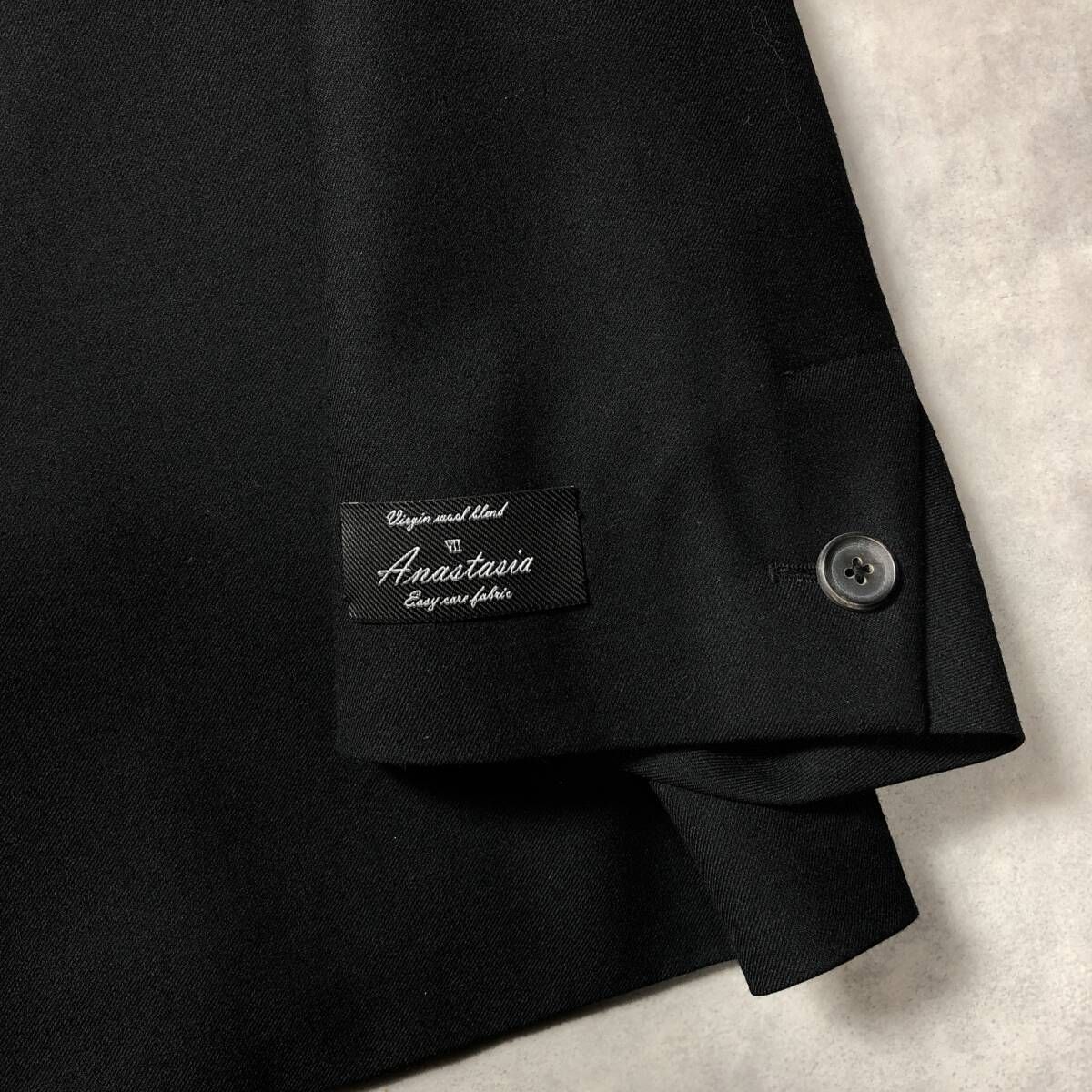 GQ4735◇MAISON SPECIAL ：ダブルブレストジャケット◇M◇ブラック 