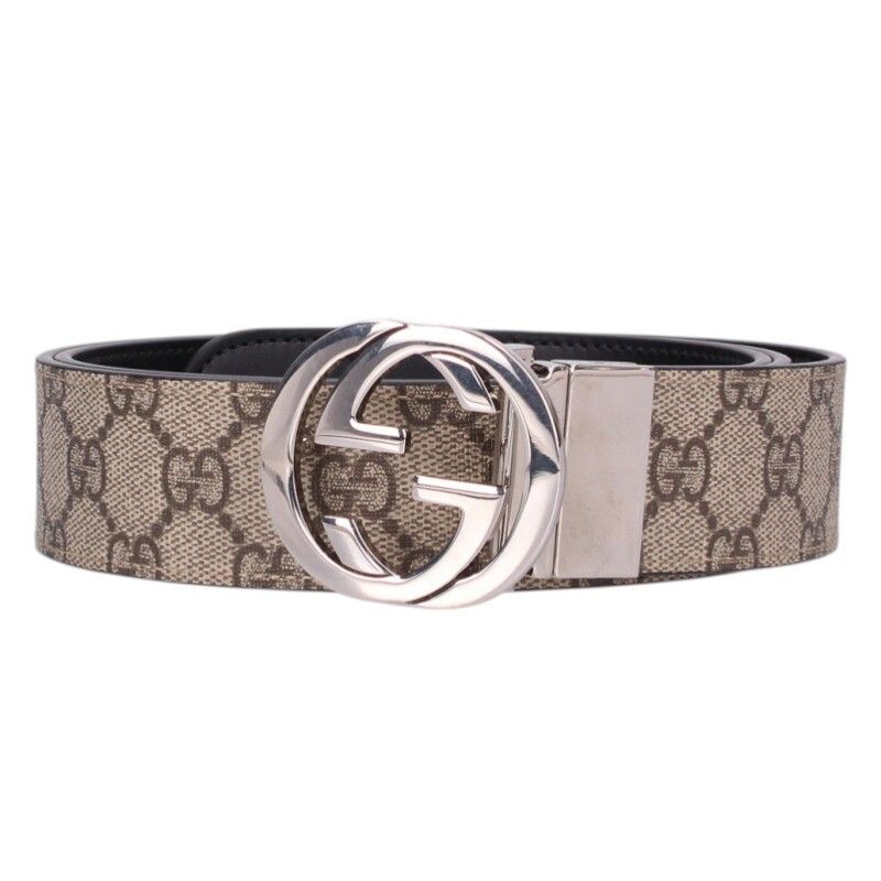 グッチ 473030 GGスプリームインターロッキングGバックルリバーシブル