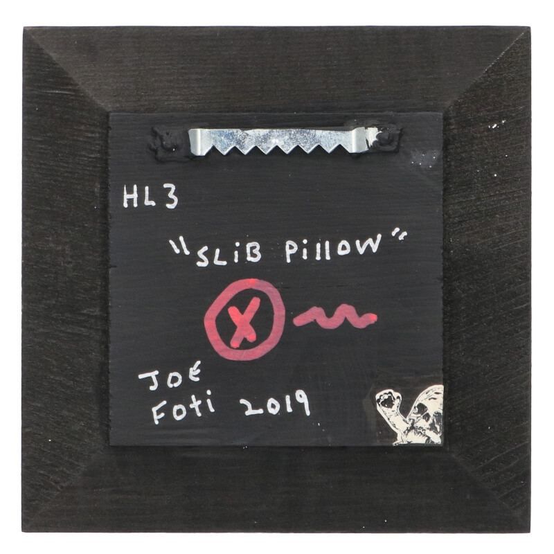 クロムハーツ  Joe Foti EXHIBITION SLiB Pillow フォティ ウッドフレームアートオブジェ メンズ クロムハーツ」のジョー・フォティによるアート展がクロムハーツ