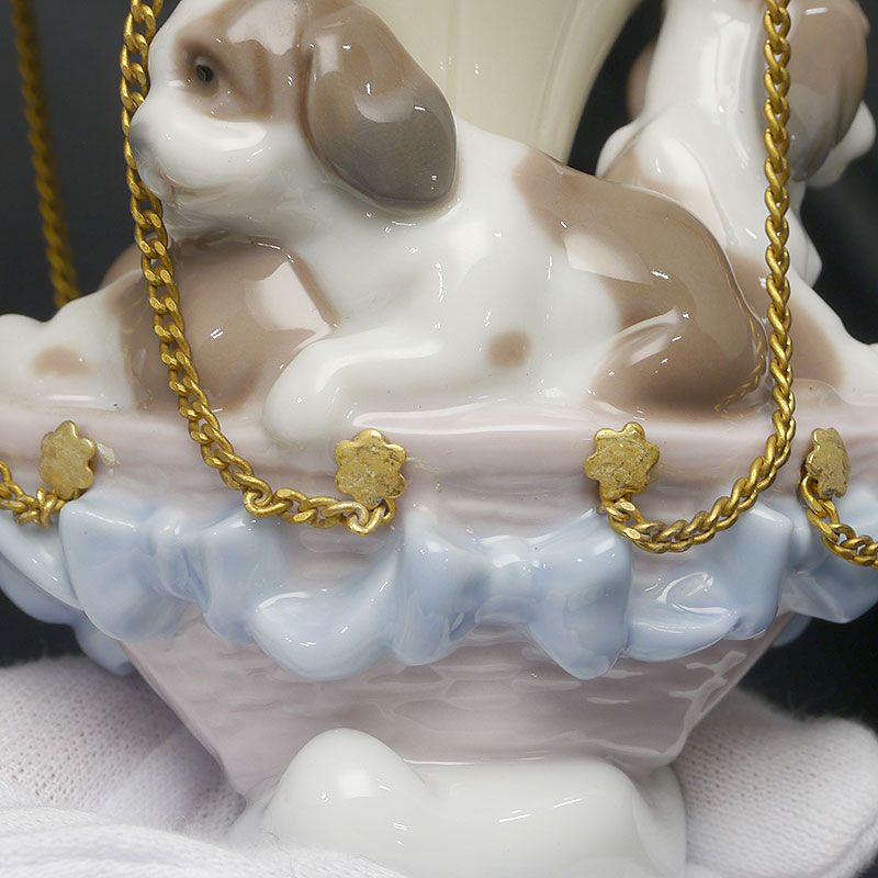リヤドロ Lladro フィギュリン 気球で上がって 6524 犬 - メルカリ