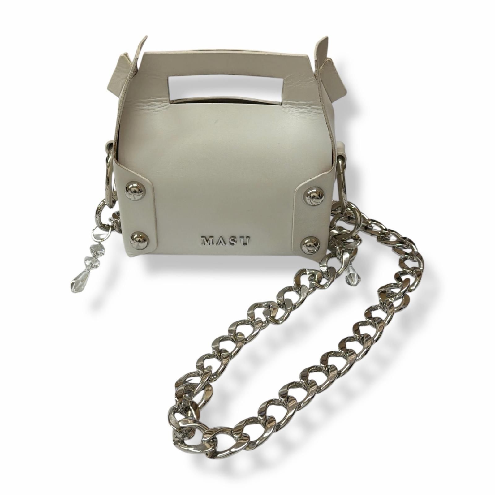 MASU 24AW LEATHER CAKE MINI BAG レザーケーキミニバッグ カバン エム 