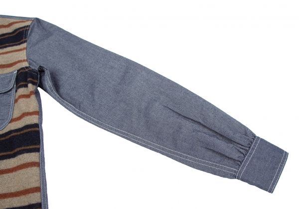 コムデギャルソンオムCOMME des GARCONS HOMME フロントボーダー異素材
