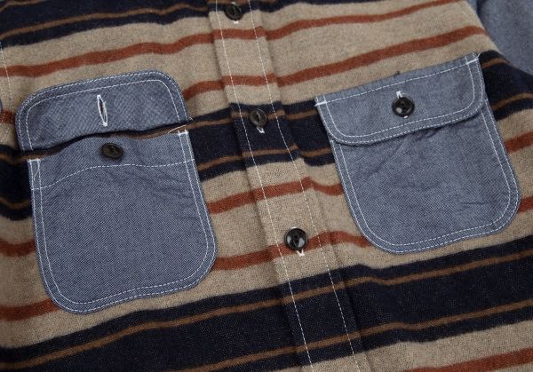 コムデギャルソンオムCOMME des GARCONS HOMME フロントボーダー異素材