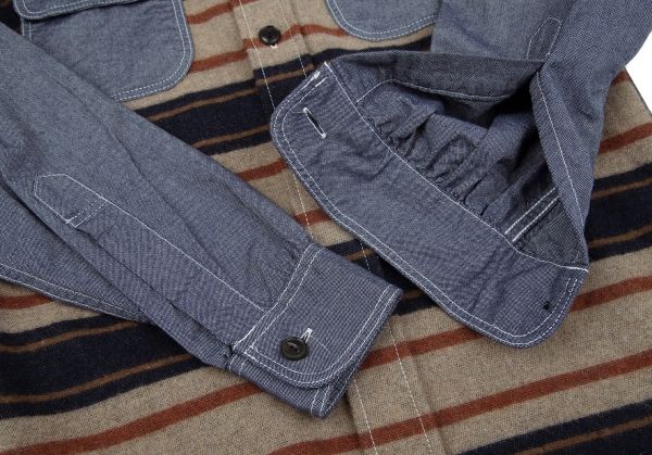 コムデギャルソンオムCOMME des GARCONS HOMME フロントボーダー異素材
