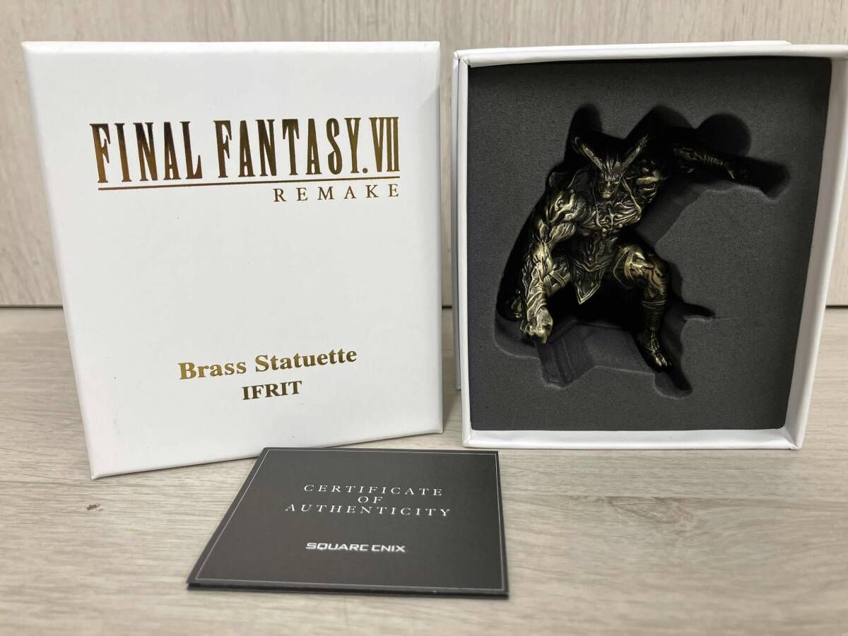 現状品 ②スクウェア・エニックス イフリｰト ブラススタチュｰ