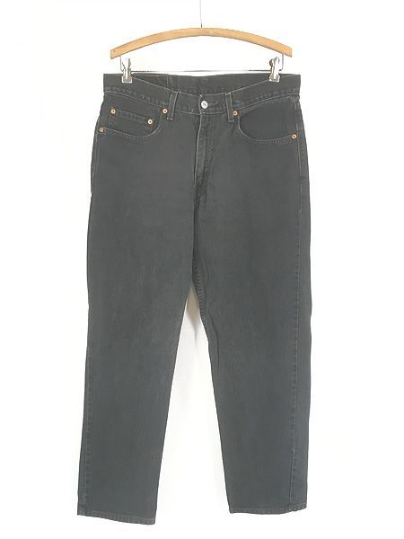 古着 00s Levi's 550-0260 ブランクタブ サルファ ブラック デニム パンツ ジーンズ スリム W34 L29 9,324円