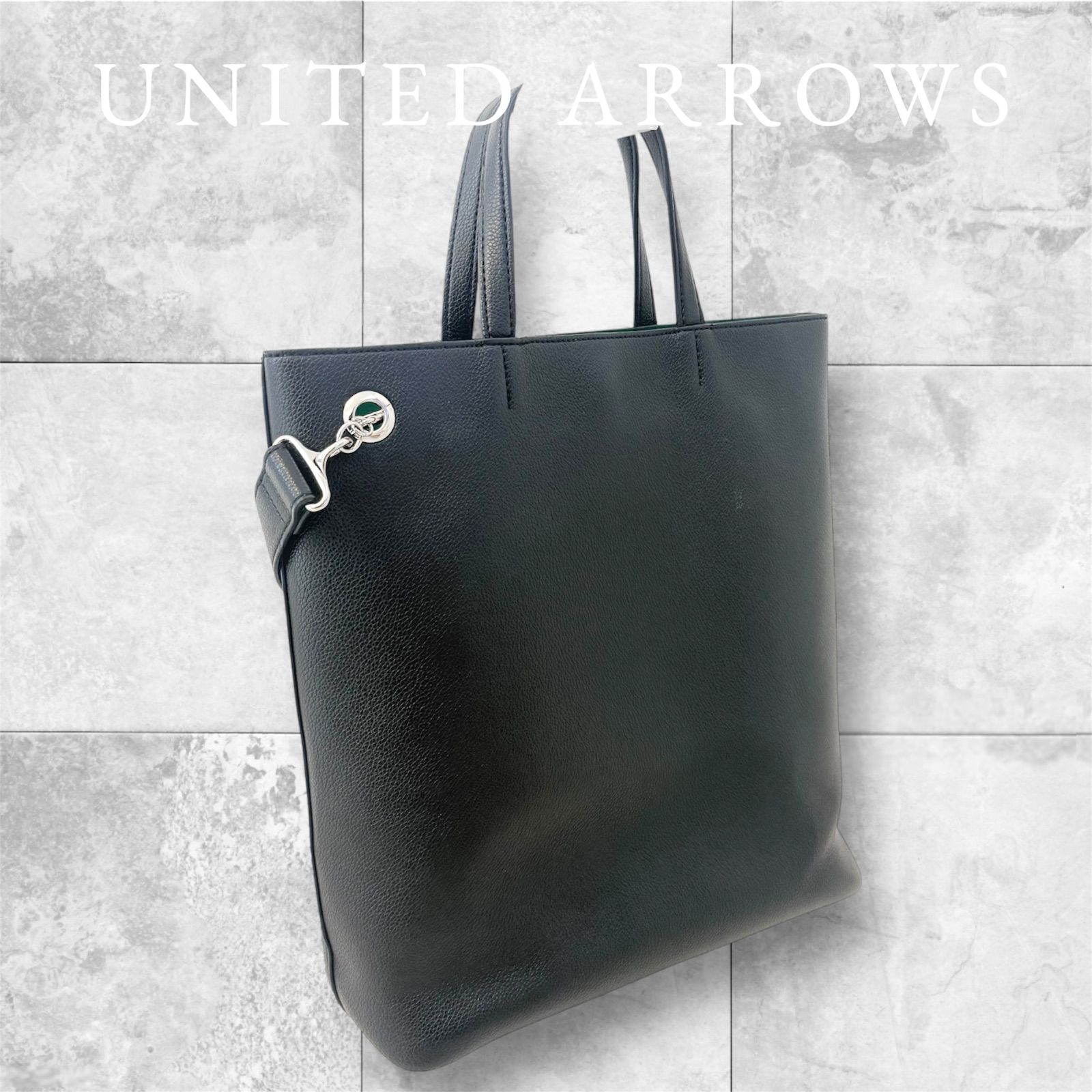 美品 ユナイテッドアローズ UNITED ARROWS VERTICAL ベーシック トート 