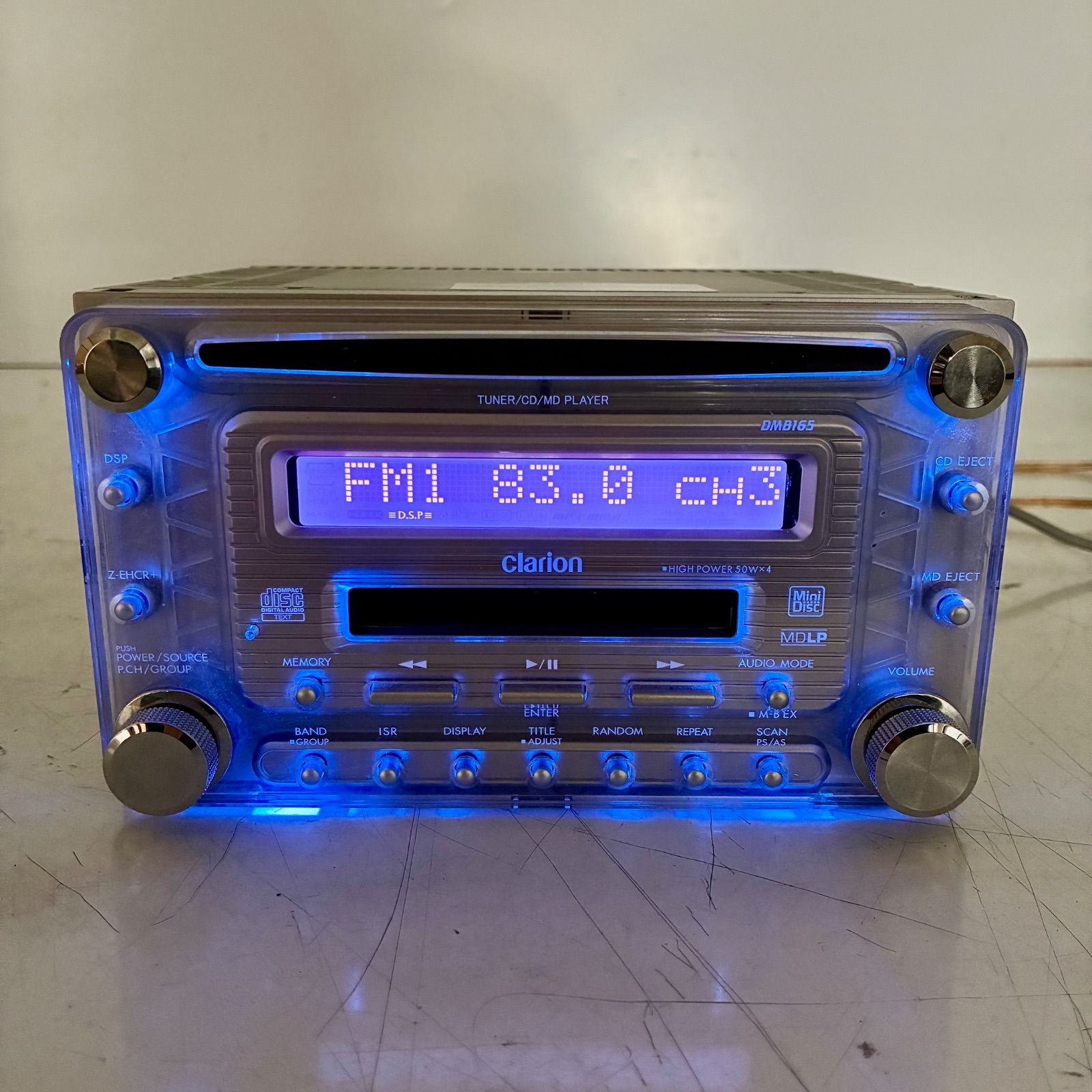 YS clarion クラリオン DMB165 2DIN プレーヤー デッキ カーオーディオ