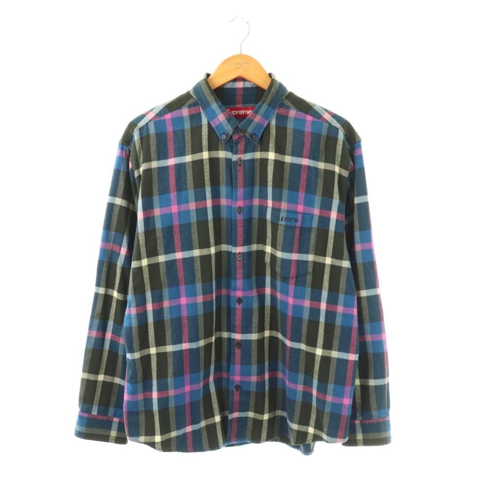 シュプリーム SUPREME Plaid Flannel Shirt 23AW チェック柄長袖シャツ