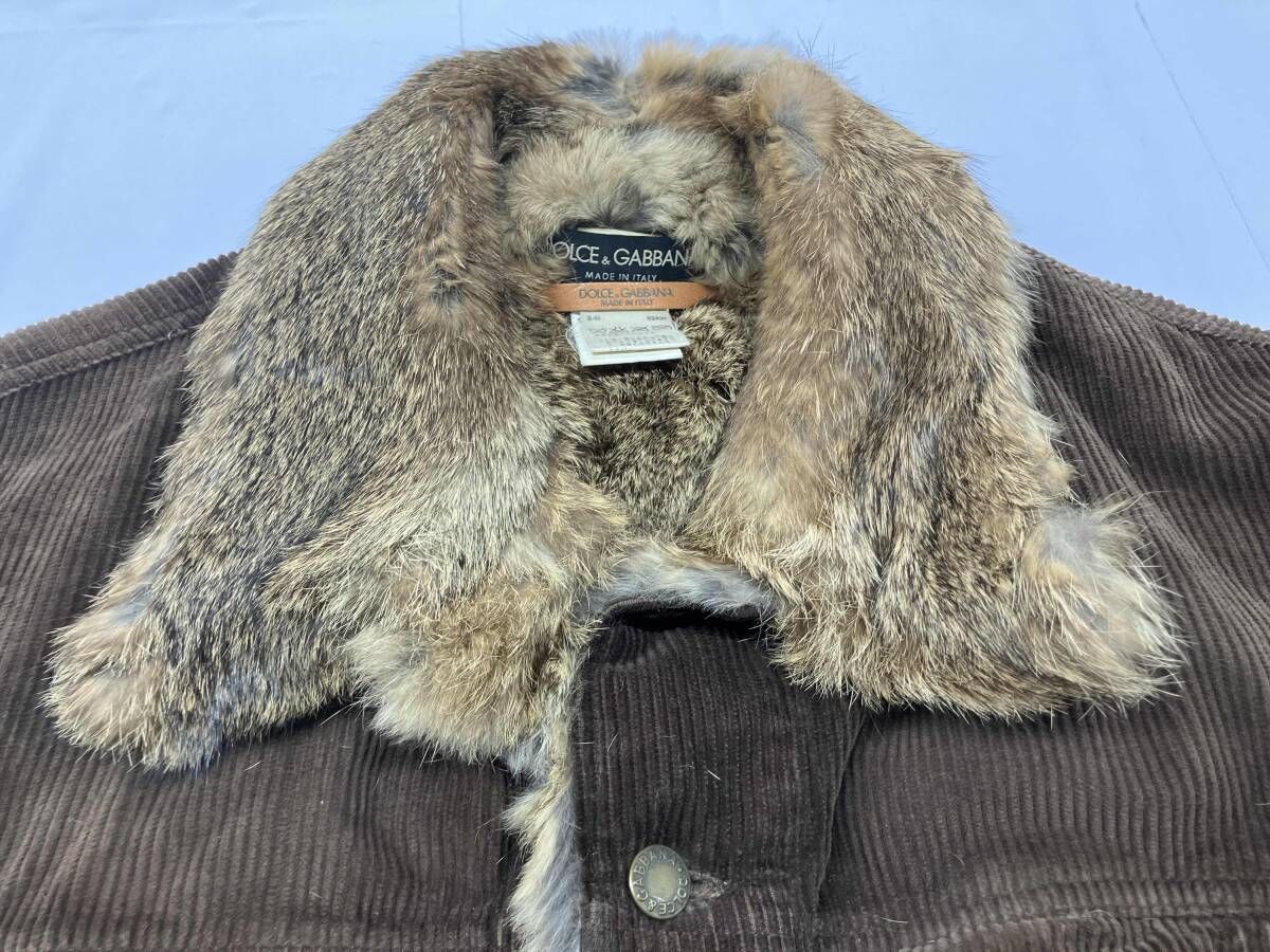 DOLCE & GABBANA コーデュロイジャケット ドルチェアンドガッバーナ