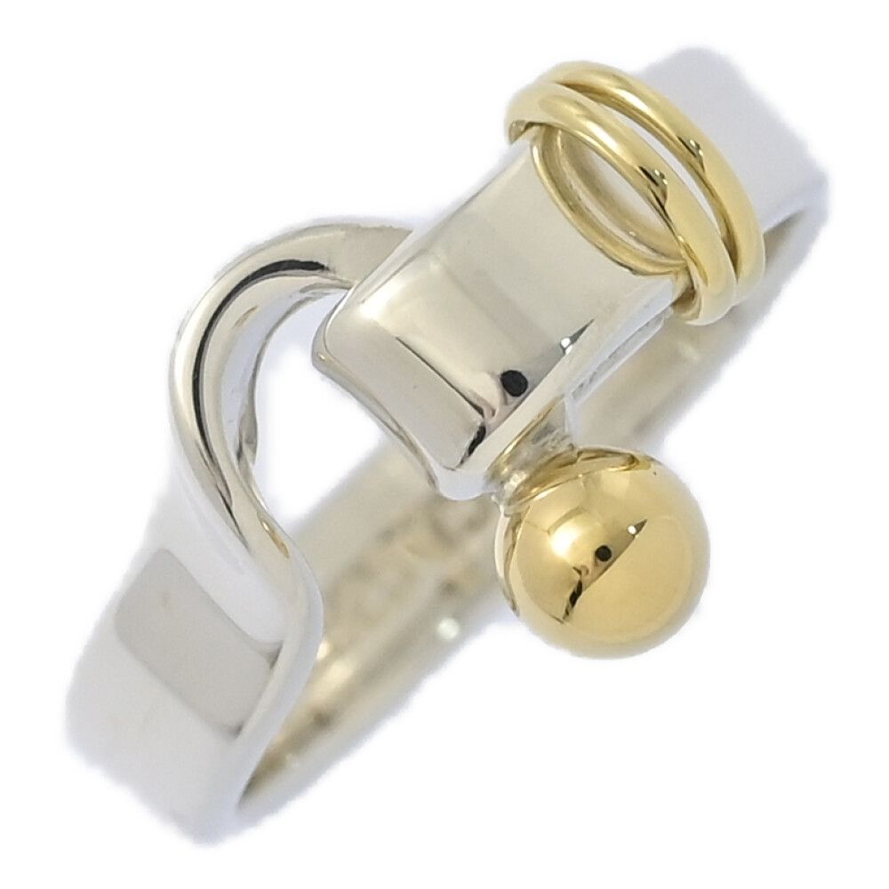 美品 TIFFANY＆Co.ティファニー フックアンドアイリング 指輪 Sv925