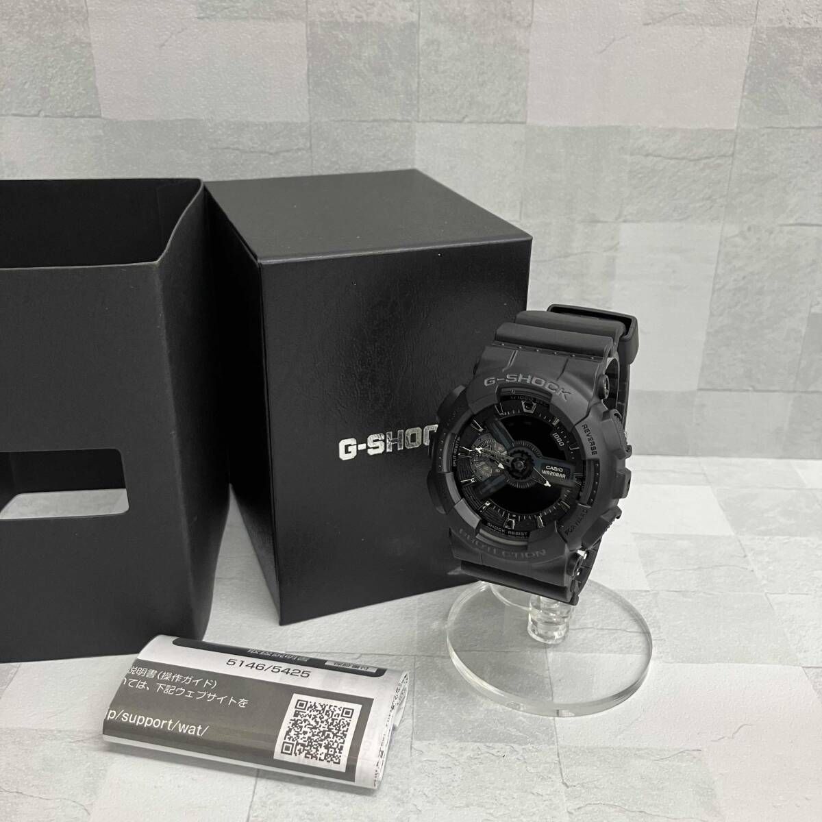 CASIO G-SHOCK カシオ ジーショック GA-110-1BJF 腕時計 ブラック 取説 