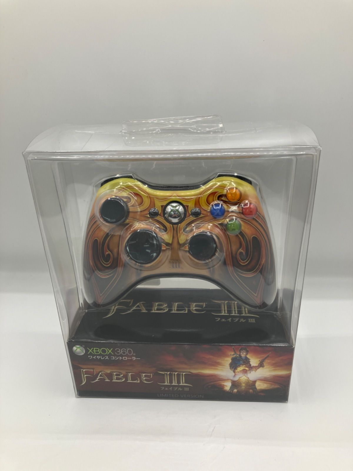 新品未開封　Xbox 360 ワイヤレスコントローラー フェイブル3 限定品