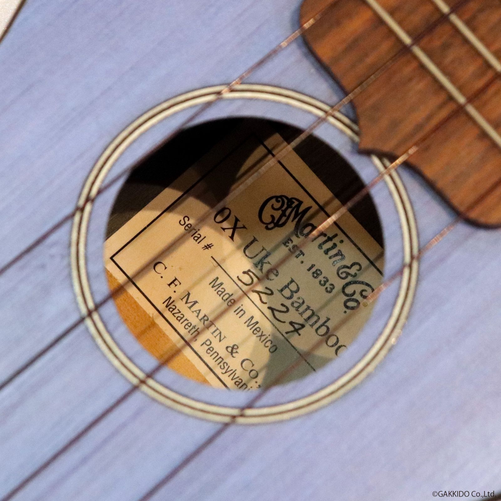 中古】 Martin ソプラノウクレレ 0X Uke Bamboo Blue - メルカリ
